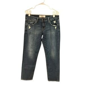 Abercrombie &‎ Fitch Womens Distressed Skinny Jeans Dark Wash Size 4 W27